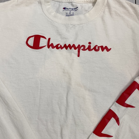 Champion Long Sleeve Logo Tee - Picture 4 of 6